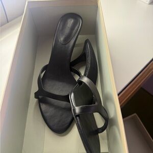 Tony Bianco Black Strappy Heels